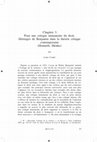 Research paper thumbnail of Pour une critique immanente du droit. Héritages de Benjamin dans la théorie critique contemporaine