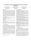 Research paper thumbnail of Cybersickness Analysis Using Symbolic Machine Learning Algorithms