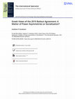 Research paper thumbnail of Greek Views of the 2015 Bailout Agreement A Matter of Power Asymmetries or Socialisation