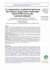 Research paper thumbnail of A comparative evaluation between the impact of previous outbreaks and COVID-19 on the tourism industry