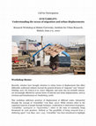 Research paper thumbnail of Call for Workshop Participation EVICTABILITY: Understanding the nexus of migration and urban displacements