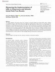 Research paper thumbnail of Measuring the Implementation of UDL in Classrooms and Schools: Initial Field Test Results