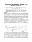 Research paper thumbnail of Near-IR White Light Continuum for Broadband Z-Scan Nonlinear Spectroscopy