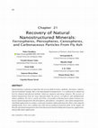 Research paper thumbnail of Recovery of Natural Nanostructured Minerals