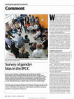 Research paper thumbnail of Survey of gender bias in the IPCC