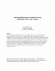 Research paper thumbnail of Intentional Experiences: Teaching|Learning