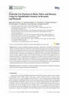 Research paper thumbnail of Pesticide Use Practices in Root, Tuber and Banana Crops by Smallholder Farmers in Rwanda and Burundi