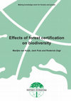 Research paper thumbnail of 2009. Effects of Forest Certification on Biodiversity