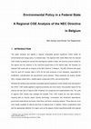 Research paper thumbnail of Environmental Policy in a Federal State A Regional CGE Analysis of the NEC Directive