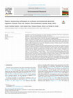 Research paper thumbnail of Passive monitoring techniques to evaluate environmental pesticide exposure: Results from the Infant's Environmental Health study (ISA)