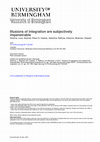 Research paper thumbnail of Illusions of integration are subjectively impenetrable: Phenomenological experience of Lag 1 percepts during dual-target RSVP