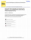 Research paper thumbnail of Passionate about languages, but listening and speaking -¡Ay, Caramba! Autistic adults discuss foreign language learning