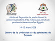 Research paper thumbnail of La protection et la commercialisation de la culture, les atouts du patrimoine immateriel en Égypte