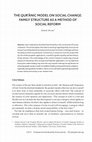 Research paper thumbnail of The Qur'anic Model on Social Change: Family Structure as a Method of Social Reform