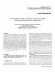 Research paper thumbnail of On the impact of coupling strength on complex system optimization for single-level formulations