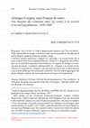 Research paper thumbnail of "Etranger d'origine mais Français de coeur". Une histoire des relations entre les exilés et la société d'accueil puydômoise, 1830-1940, viaggiatori, 2017, n°1