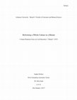 Research paper thumbnail of Reforming a Whole Culture in a Minute: Critique Response Essay on Lord Macaulay’s “Minute” (1835)