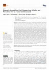 Research paper thumbnail of Remotely Sensed Fine-Fuel Changes from Wildfire and Prescribed Fire in a Semi-Arid Grassland