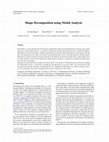 Research paper thumbnail of Shape Decomposition Using Modal Analysis