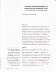 Research paper thumbnail of Nuevas aproximaciones al concepto de sociedad civil: de la sociedad civil a la sociedad de control