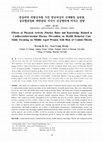 Research paper thumbnail of Effects of Physical Activity Practice Rates and Knowledge Related to Cardiocerebrovascular Disease Prevention on Health Behavior Case Study Focusing on Middle Aged Women with Risk of Central Obesity