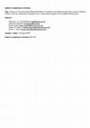 Research paper thumbnail of s response to reviews Efficacy of Two Once-Daily Methylphenidate Formulations Compared Across Dose Levels at Different Title : Times of the Day : Preliminary Indications from a Secondary Analysis of the COMACS Study Data