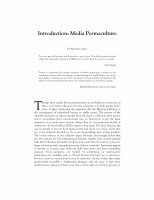 Research paper thumbnail of Media Permaculture