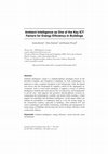 Research paper thumbnail of Ambient Intelligence as One of the Key ICT Factors for Energy Efficiency in Buildings