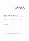 Research paper thumbnail of Trends in Health Status and Infrastructural Support in Tamil Nadu