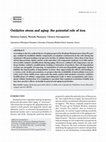 Research paper thumbnail of Oxidative stress and aging: the potential role of iron