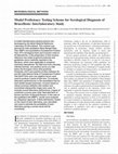 Research paper thumbnail of Model proficiency testing scheme for serological diagnosis of Brucellosis: interlaboratory study