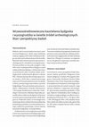 Research paper thumbnail of Banasiak P. Wczesnośredniowieczna kasztelania bydgoska  i wyszogrodzka w świetle źródeł archeologicznych.  Stan i perspektywy badań