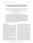 Research paper thumbnail of Closed-form representations of field components of fluorescent emitters in layered media