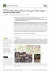 Research paper thumbnail of Aventinus Minor Project: Remote Sensing for Archaeological Research in Rome (Italy)