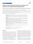 Research paper thumbnail of Evolution of neck dissections performed in conjunction with transoral robotic surgery lateral oropharyngectomy