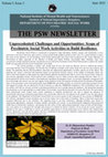 Research paper thumbnail of PSW NEWSLETTER Volume I Issue II