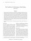 Research paper thumbnail of Mark Beumer, 'The Foundation of Anthropology to Ritual Studies', in: Journal of Ritual Studies 34.2. (2020) 20-30. DOI 10.1093/acrefore/9780199340378.013.21