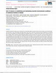 Research paper thumbnail of Role of cleaners in establishing and maintaining essential environmental conditions in healthcare facilities in Malawi