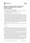 Research paper thumbnail of Indicators for Monitoring Water, Sanitation, and Hygiene: A Systematic Review of Indicator Selection Methods