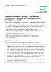 Research paper thumbnail of Article Rethinking Sustainability, Scaling Up, and Enabling Environment: A Framework for Their Implementation in Drinking Water Supply