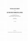 Research paper thumbnail of The Geographic Distribution of the Verbs for Seeing and Looking in Iraqi Arabic. Wiener Zeitschrift für die Kunde des Morgenlandes 110 (2020): 165-184.