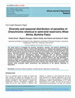 Research paper thumbnail of Diversity and Seasonal Distribution of Parasites of Oreochromis niloticus in Semi-Arid Reservoirs (West Africa, Burkina Faso)