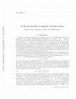 Research paper thumbnail of On the near periodicity of eigenvalues of Toeplitz matrices, in Operator Theory and Its Applications