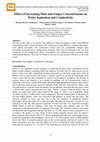 Research paper thumbnail of Effect of Increasing Mint and Ginger Concentrations on 
Water Ionization and Conductivity