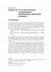 Research paper thumbnail of “Is there any specifically adjectival morphological structures in Hebrew?” [In French] - De Gruyter : 234-253