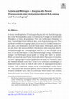 Research paper thumbnail of Lernen und Beitragen – Exegese des Neuen Testaments in einer Gelehrtenwerkstatt. E-Learning und Textauslegung