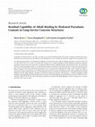 Research paper thumbnail of Residual Capability of Alkali Binding by Hydrated Pozzolanic Cements in Long-Service Concrete Structures