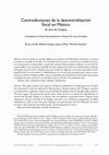 Research paper thumbnail of Contradicciones de la descentralización fiscal en México El caso de Chiapas