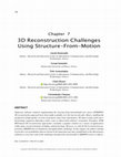 Research paper thumbnail of 3D Reconstruction Challenges Using Structure-From-Motion