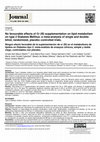 Research paper thumbnail of No favourable effects of Cr ( III ) supplementation on lipid metabolism on type 2 Diabetes Mellitus : a meta-analysis of single and double-blind , randomized , placebo controlled trials